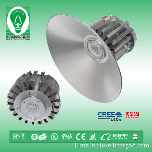 90-305V CE RoHS UL listed 200w led high bay light with mean well
